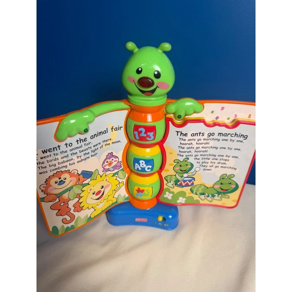 Fisher-Price Laugh & Learn Storybook Rhymes Musical Caterpillar Baby Toy N1161